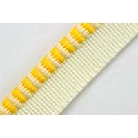 10MM/1CM 3分一股单边浅黄色平纹织带